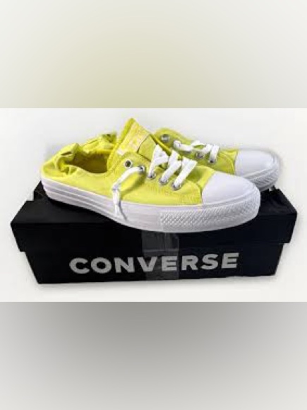 Like New Converse Yellow Low-Top Slip-On Sneakers